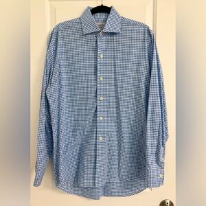 Blue Checkered Men's Shirt